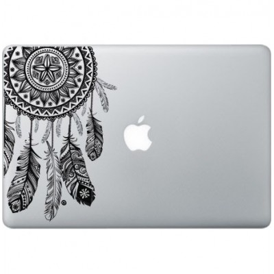 Dreamcatcher Macbook Decal Black Decals